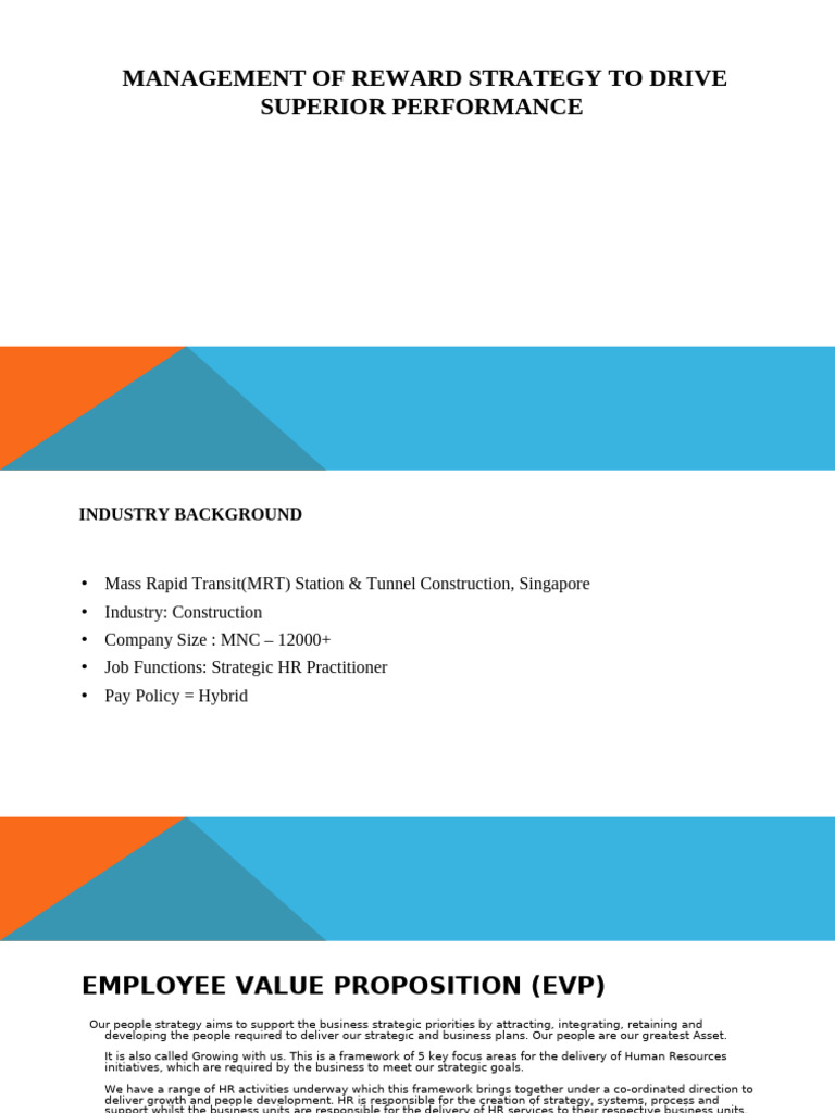 Reward Strategy for Performance Excellence | PDF | Employment ...