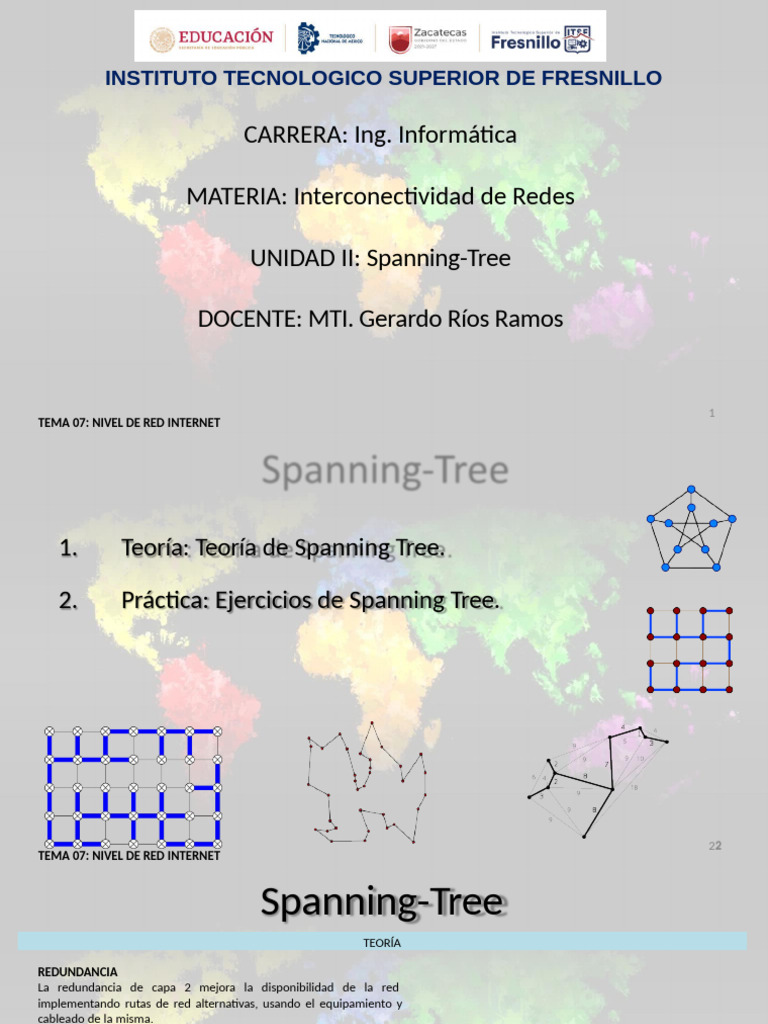 Teoría y Práctica de Spanning Tree | PDF | Red de arquitectura ...