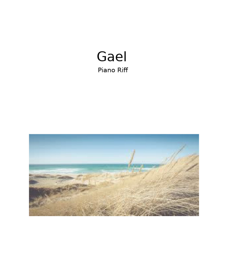Piano Riff | PDF