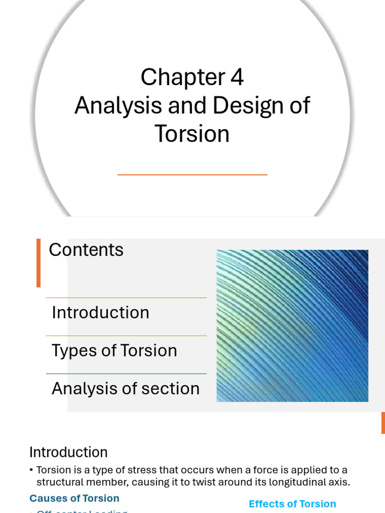 Torsion Analysis in Reinforced Concrete | PDF | Stress (Mechanics ...