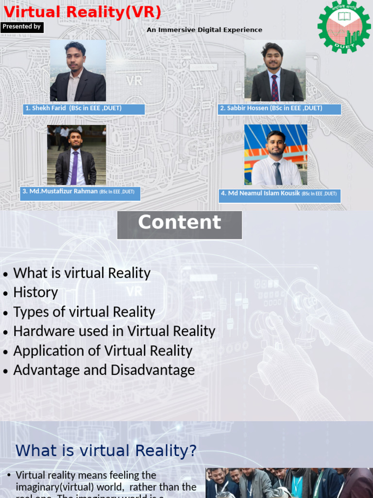 Understanding Virtual Reality: Types & Uses | PDF | Virtual Reality ...