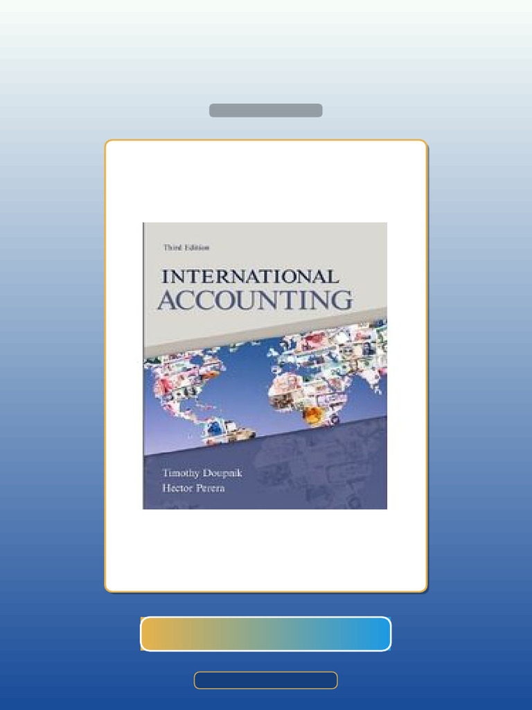 Test Bank for International Accounting Doupnik 3rd Edition | PDF | Multiple Choice | Science