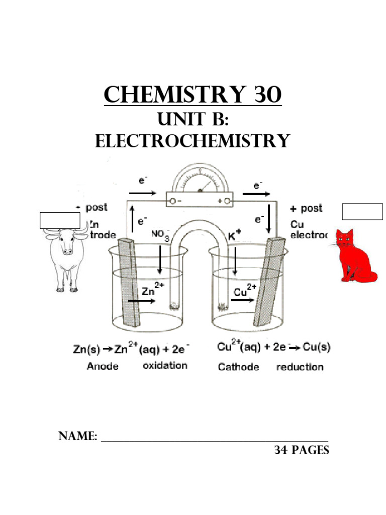 Electrochemistry Redox Reactions Guide | PDF | Electrochemistry | Redox