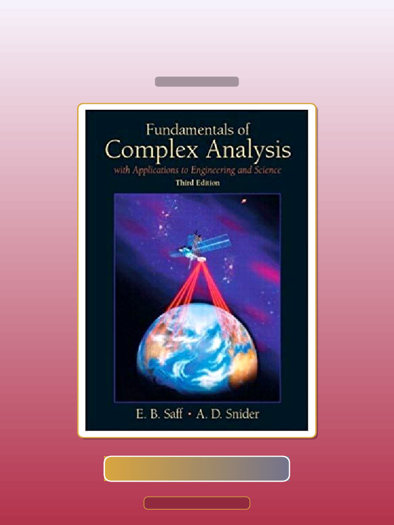 Test Bank for Fundamentals of Complex Analysis With Applications to ...