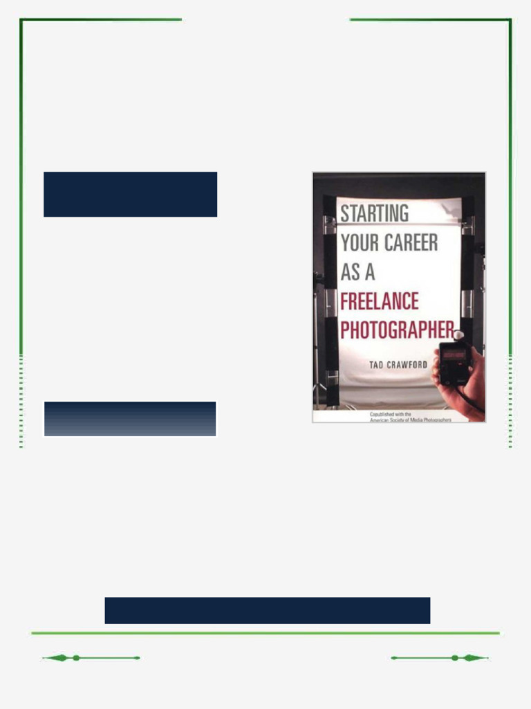 Starting Your Career as a Freelance Photographer Tad Crawford ebook ...