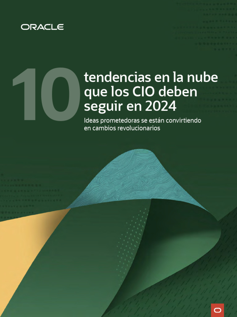 Tendencias en la nube para CIOs 2024 | PDF | Computación en la nube ...