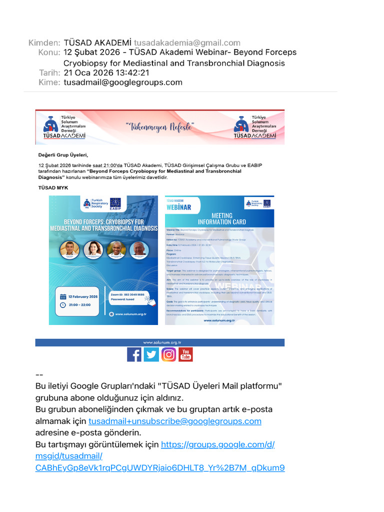 12 Şubat 2026 - TÜSAD Akademi Webinar- Beyond Forceps Cryobiopsy for ...