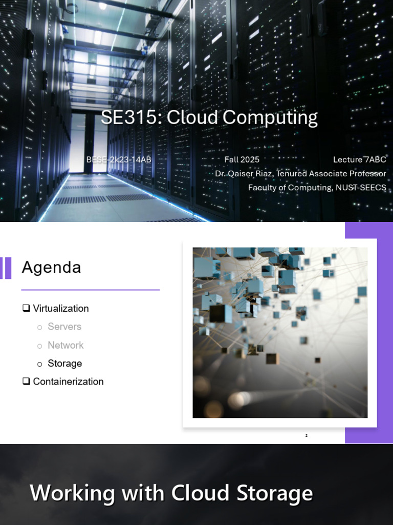 Lecture 7 | PDF | Computer Network | Computer Data Storage