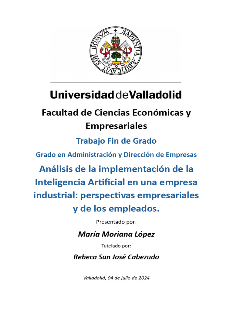 Implementación de IA en Empresas Industriales | PDF | Inteligencia ...