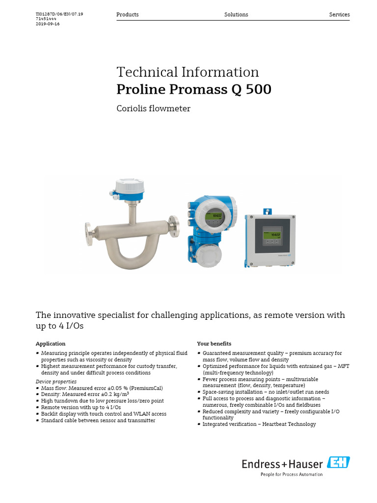 TI01287DEN_0719_Q500 | PDF | Wireless Lan | Computer Network