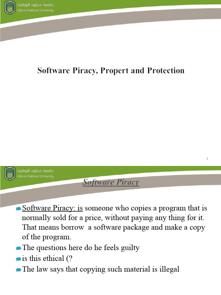 10-Software Piracy (1) | PDF | Invention | Patent