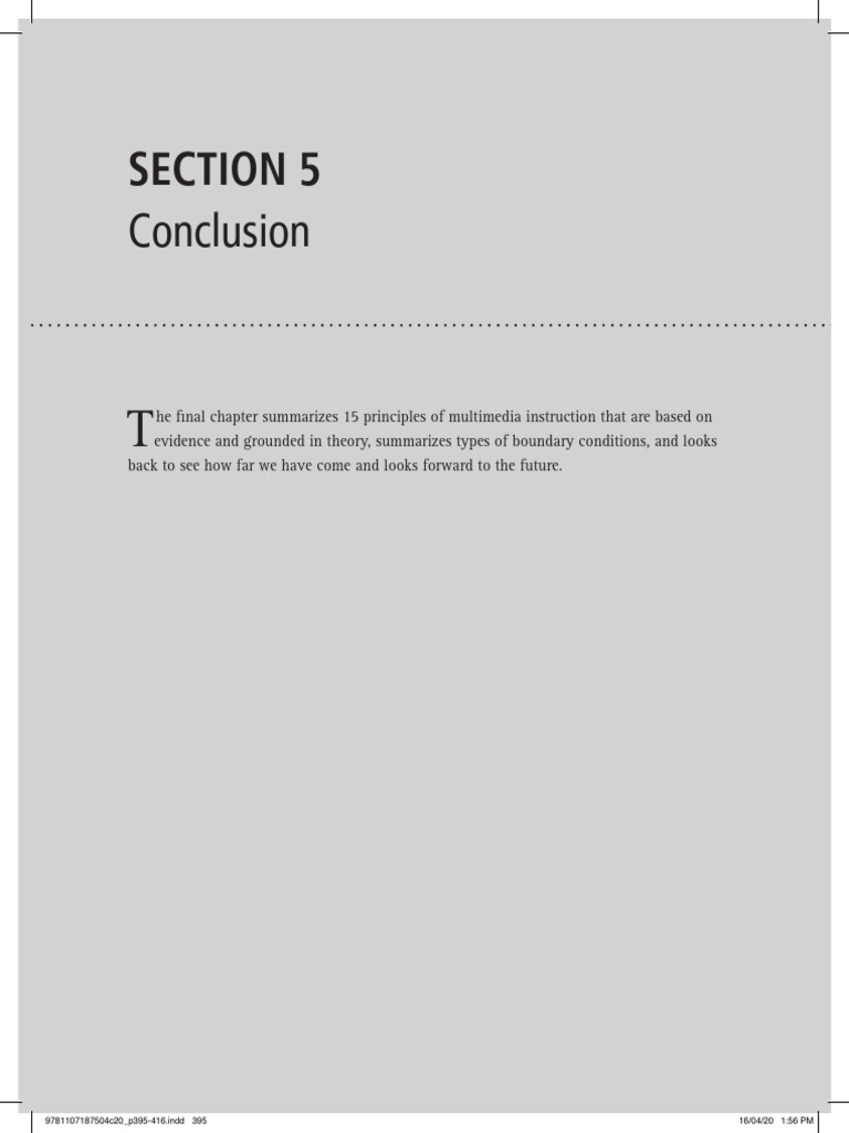 15 Multimedia Design Principles Explained | PDF | Learning | Multimedia