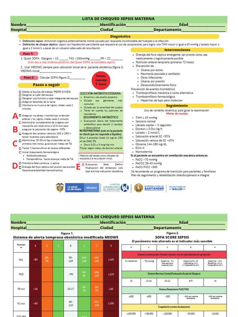 Protocolo de Manejo de Sepsis y Crisis Hipertensiva | PDF | Septicemia ...
