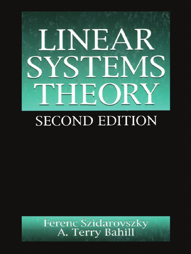 Linear Systems Theory: Second Edition | PDF | Linear Map | Equations