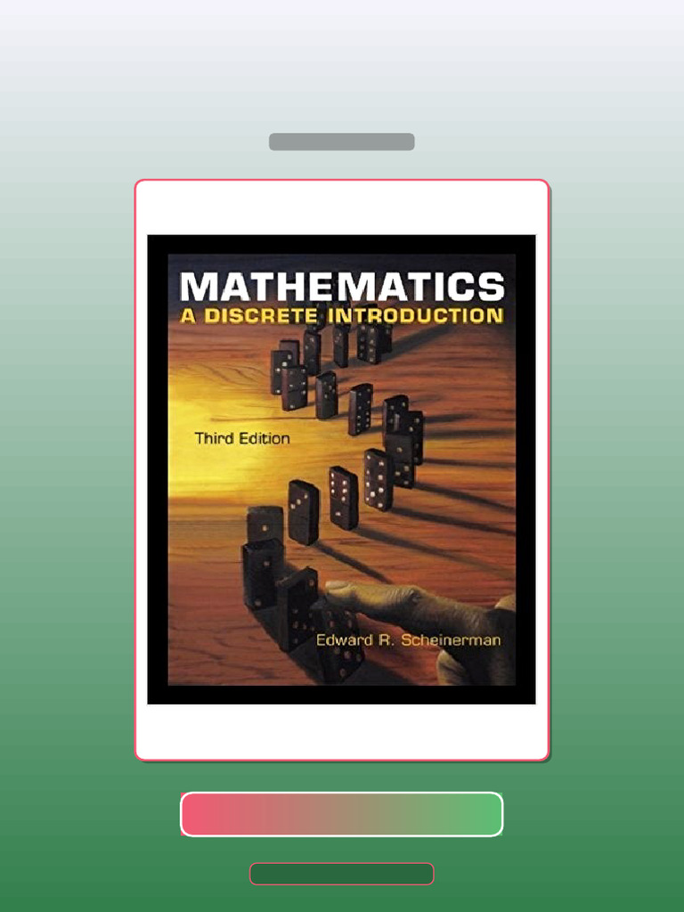 Test Bank for Mathematics a Discrete Introduction 3rd Edition | PDF ...