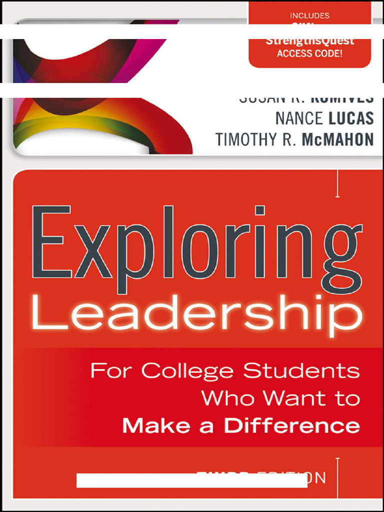 Exploring Leadership For College Students Who Want to Make a Difference ...