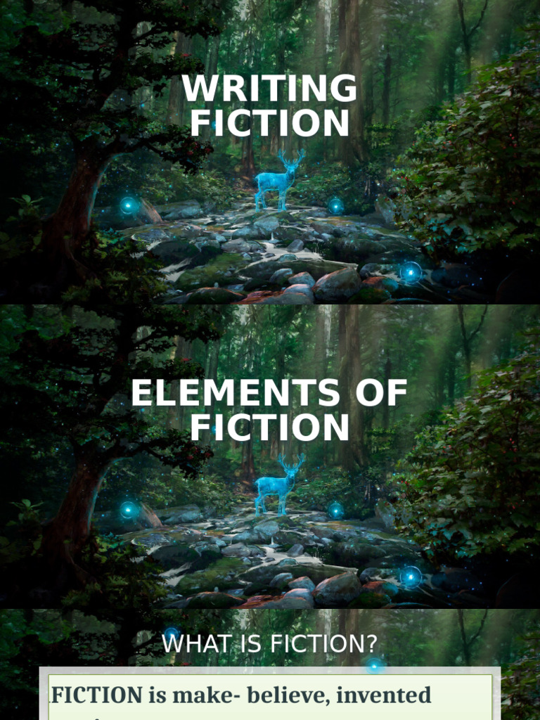 Elements of Fiction | PDF | Narration | Literary Theory