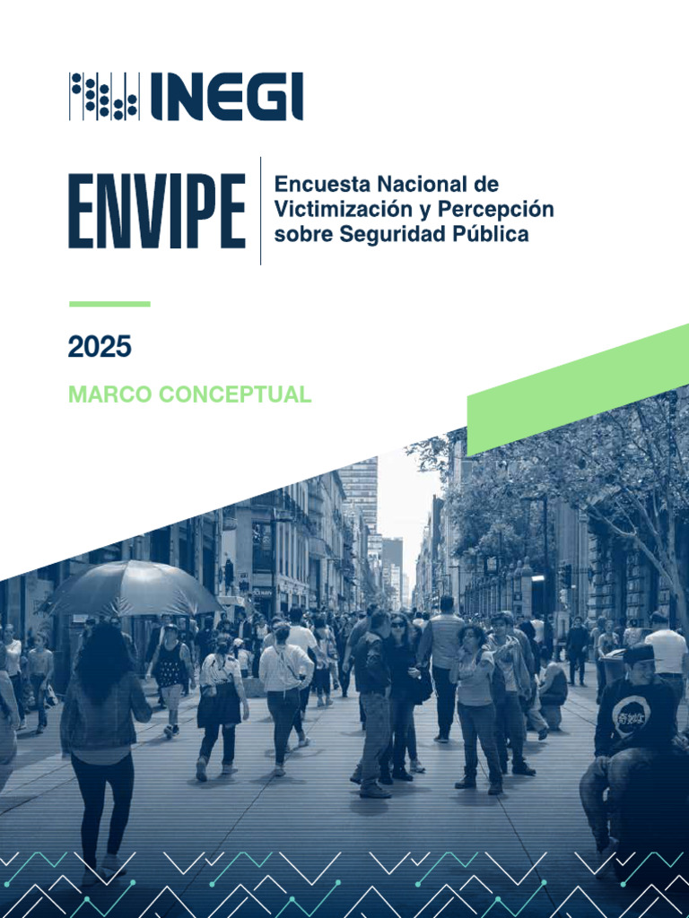 Marco Conceptual ENVIPE 2025 | PDF | Victimologia | Metodología de encuesta