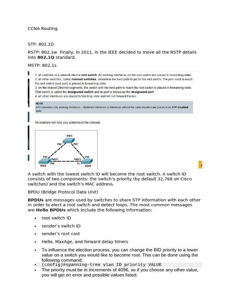 CCNA Routing vIMP | PDF | Routing | Internet