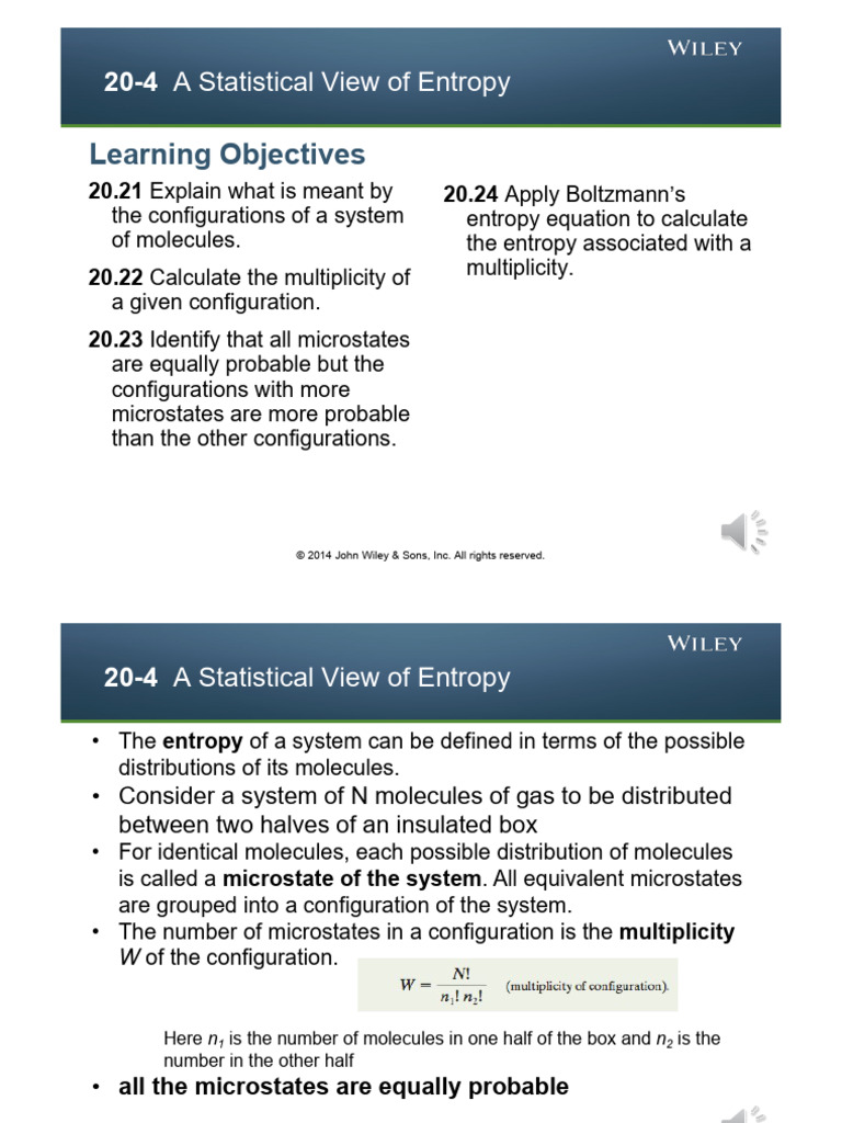 Entropy and the Second Law of Thermodynamics 3 | PDF | Entropy ...