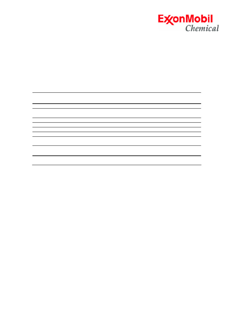 ExxonMobil IPA Specifications Document | PDF | Exxon Mobil