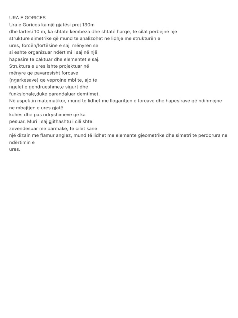 Ura e Gorices | PDF