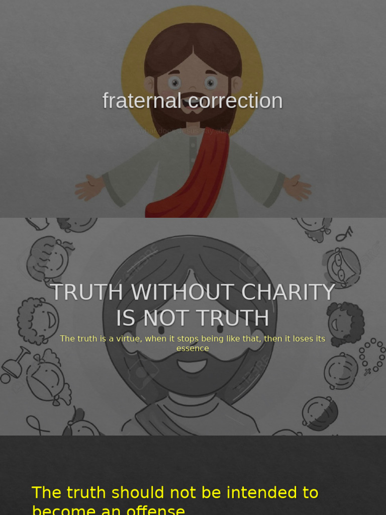 Fraternal Correction: Truth with Charity | PDF