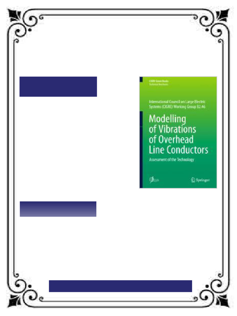 Modelling of Vibrations of Overhead Line Conductors Assessment of the ...