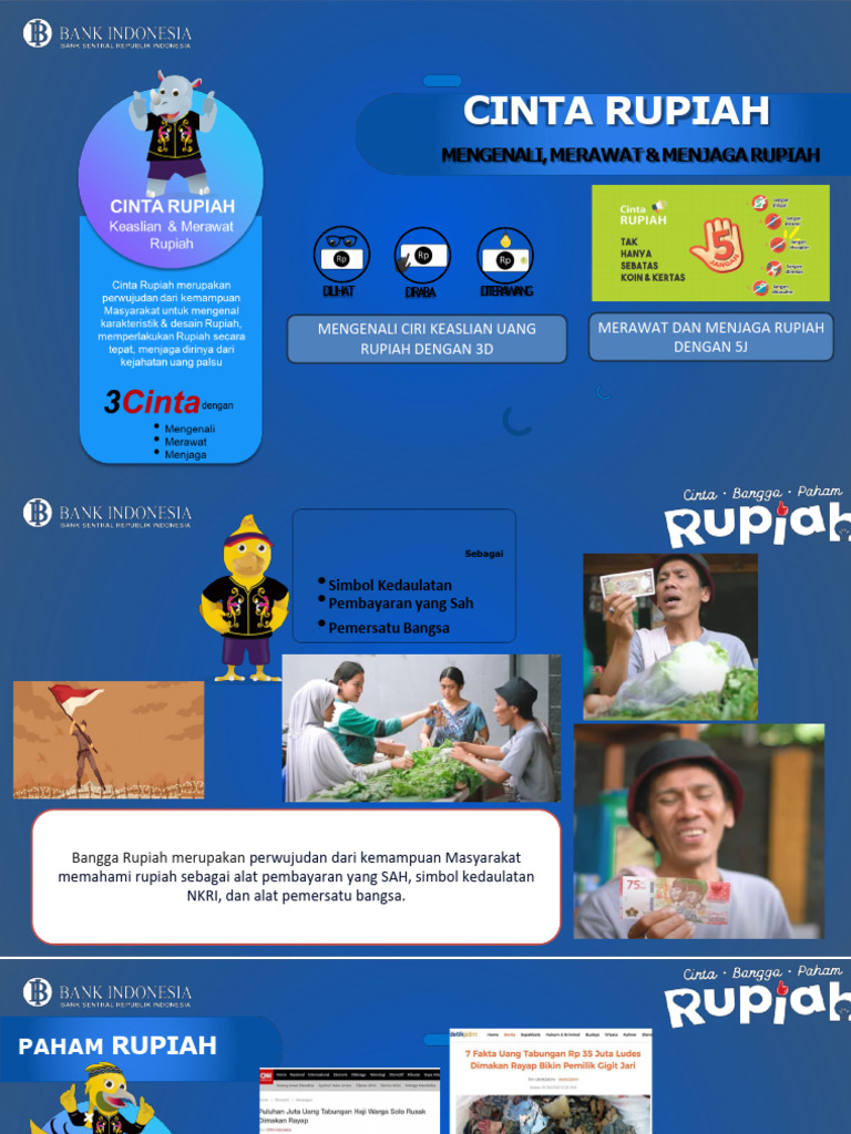Merawat dan Mengenali Uang Rupiah | PDF