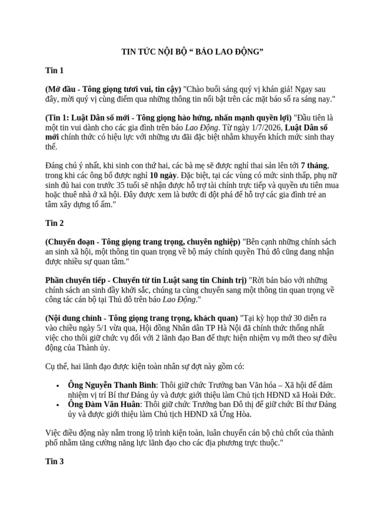 Tin 1 | PDF