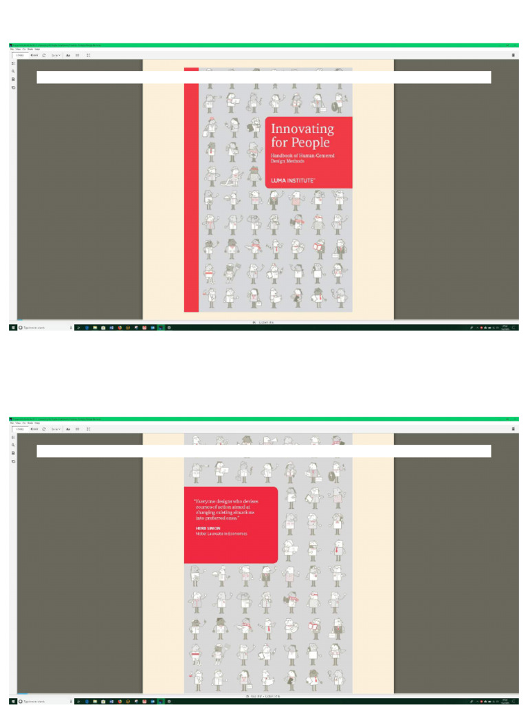 Innovating for People Handbook of Human-centered Design Methods (1st ...
