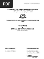 Microwave Lab Manual