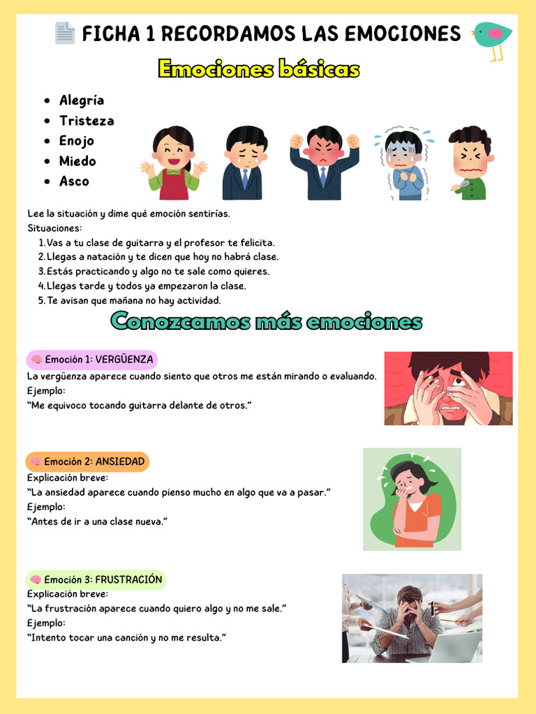 Emociones Básicas y Cómo Gestionarlas | PDF | Las emociones