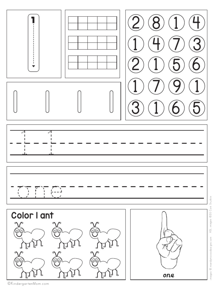 Numbers 1-10 Identification | PDF