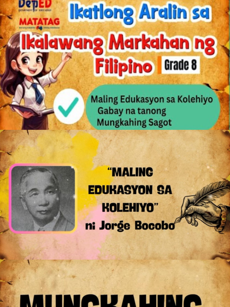 Fil 8 Q2 W 3 | PDF