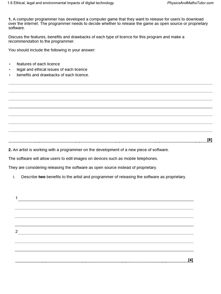 Open Source vs. Proprietary Software Analysis | PDF | Proprietary ...