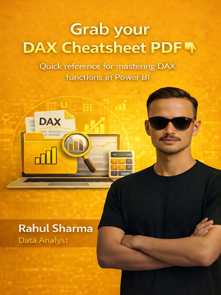 PowerBI DAX CheatSheet | PDF