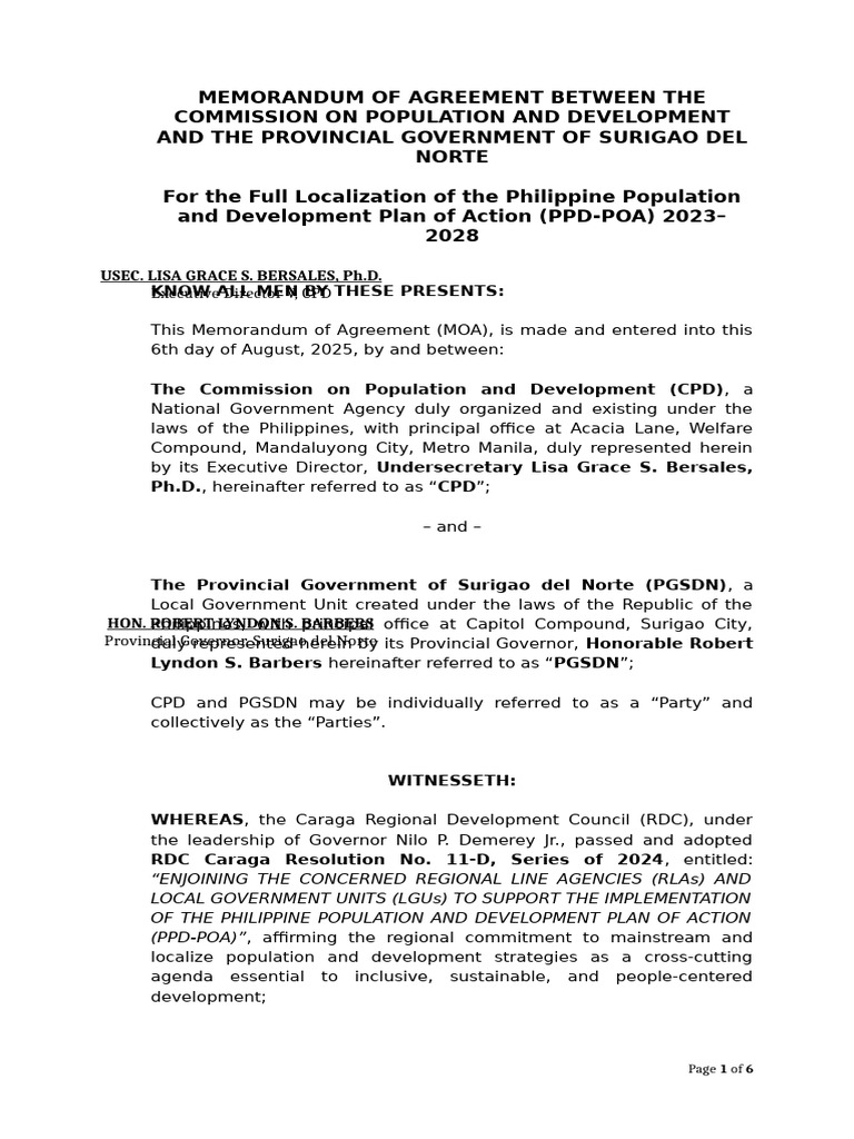 Moa Full Popdev Localization Sdn Final | PDF | Government