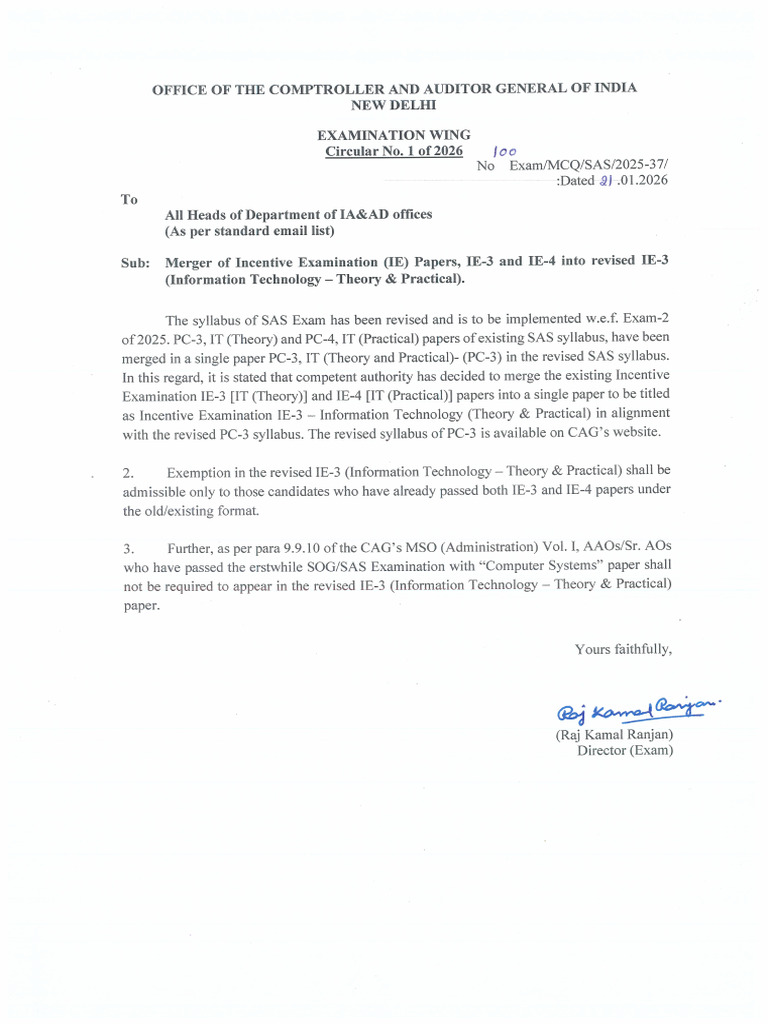 Circular No 1 of 2026 069709e6a6f49f3 75859447 | PDF