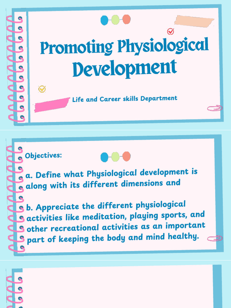Understanding Physiological Development | PDF