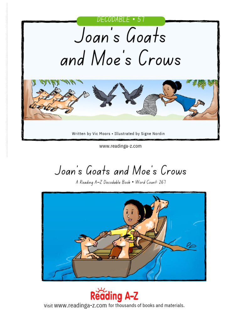 Joan's Goats and Moe's Crows Book | PDF | Linguistics | Languages
