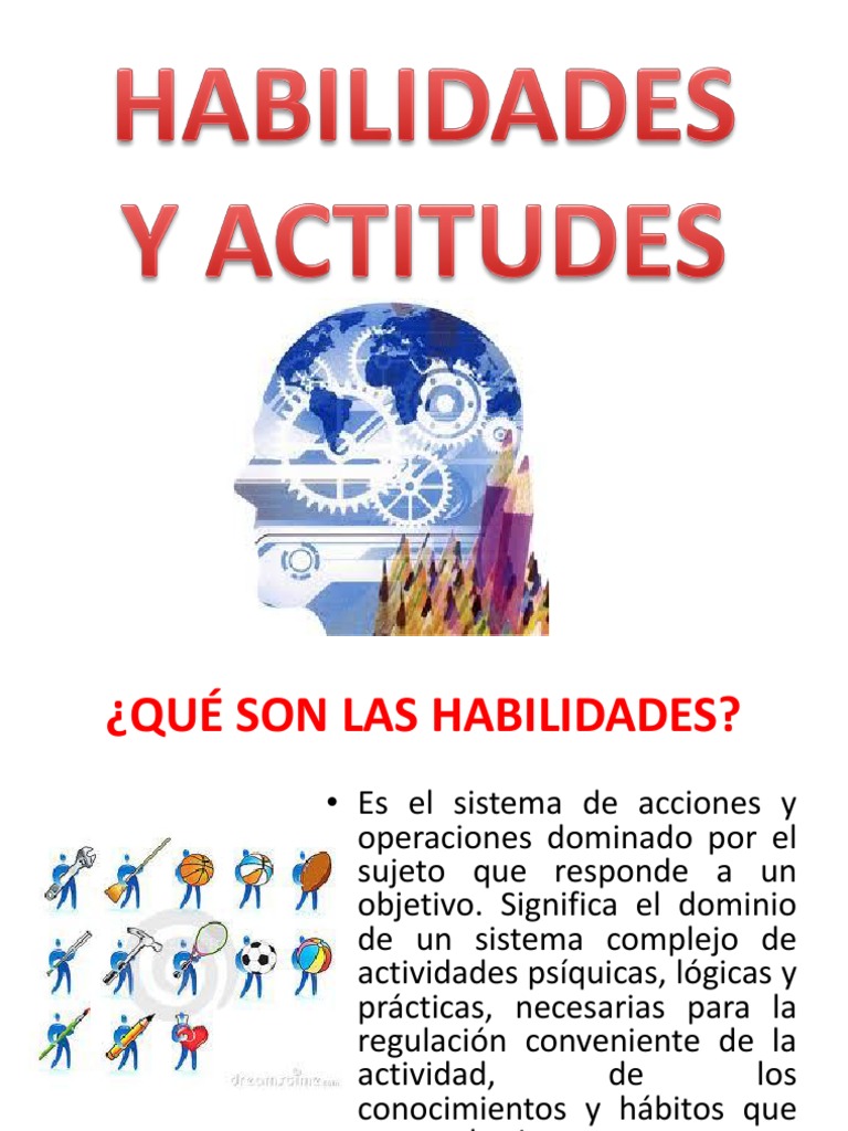 Habilidades y Actitudes Exposicion | PDF