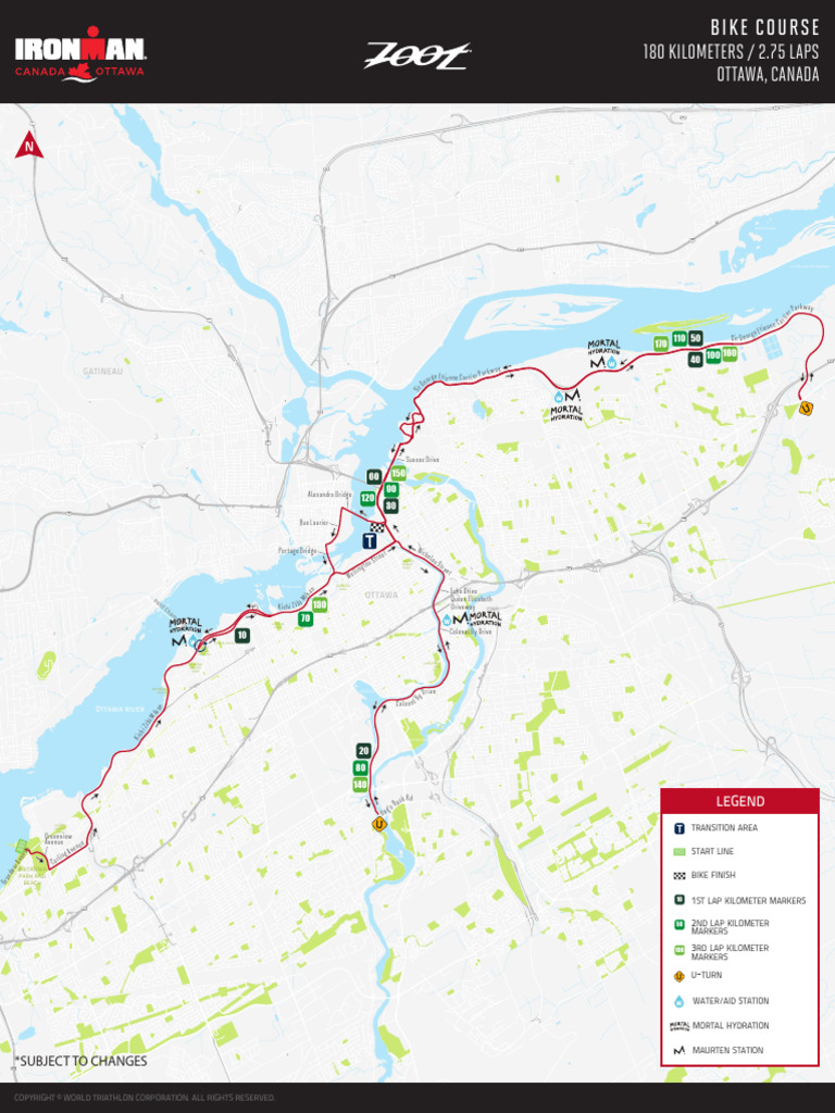 Ottawa Triathlon Bike Course Map | PDF