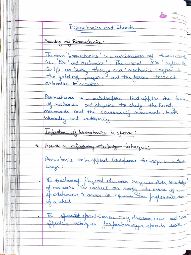 Biomachanics and Mechanics Overview | PDF