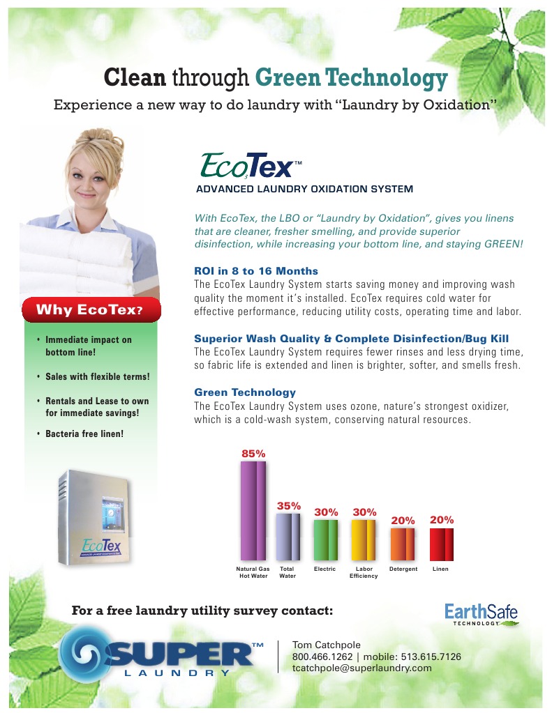 EcoTex Laundry: Green Oxidation System | PDF