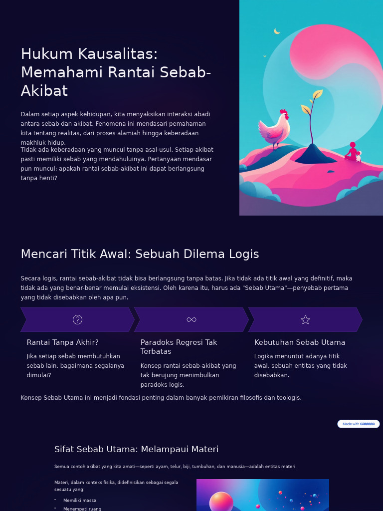 Hukum Kausalitas Memahami Rantai Sebab Akibat | PDF
