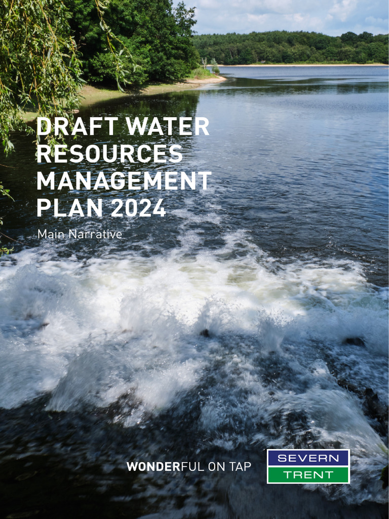 Draft Water Resources Management Plan 2024 | PDF | Climate Resilience ...