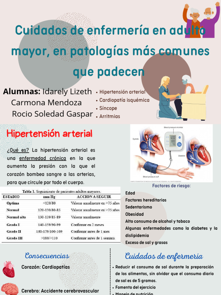 Cuidados de Enfermería en Adultos Mayores | PDF | Enfermedades ...