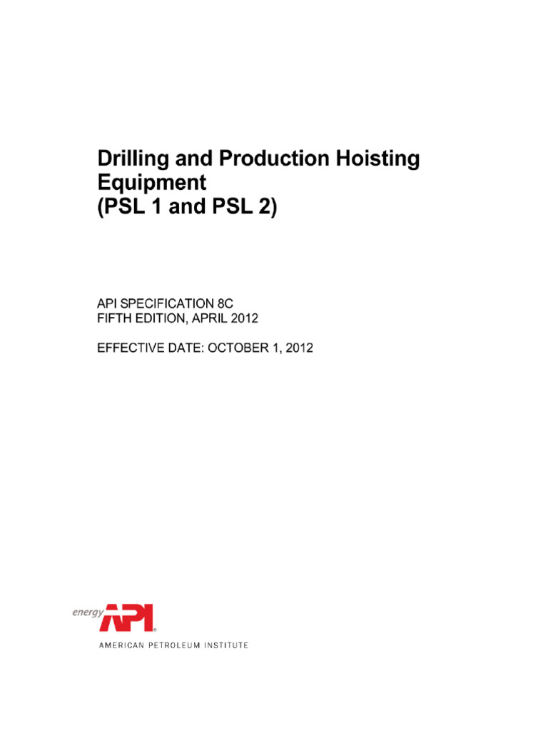 API Spec 8c-2012英文版 | PDF