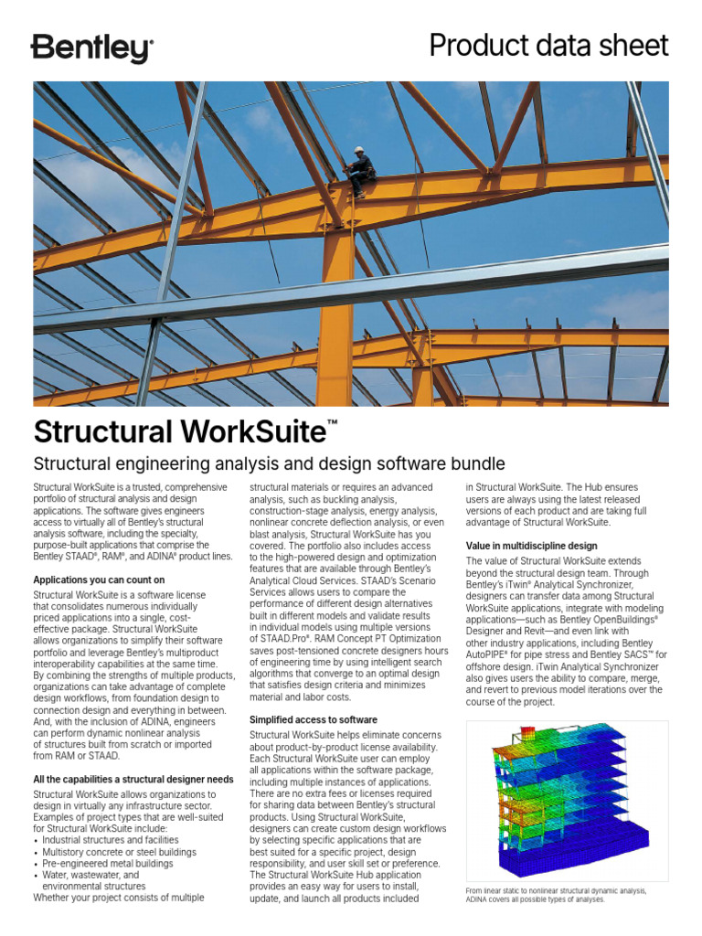 Structural WorkSuite: Engineering Software Bundle | PDF | Computer ...
